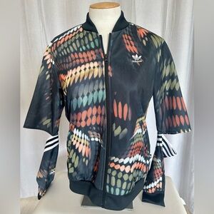 Adidas Women's Vibrant Pattern Track Jacket